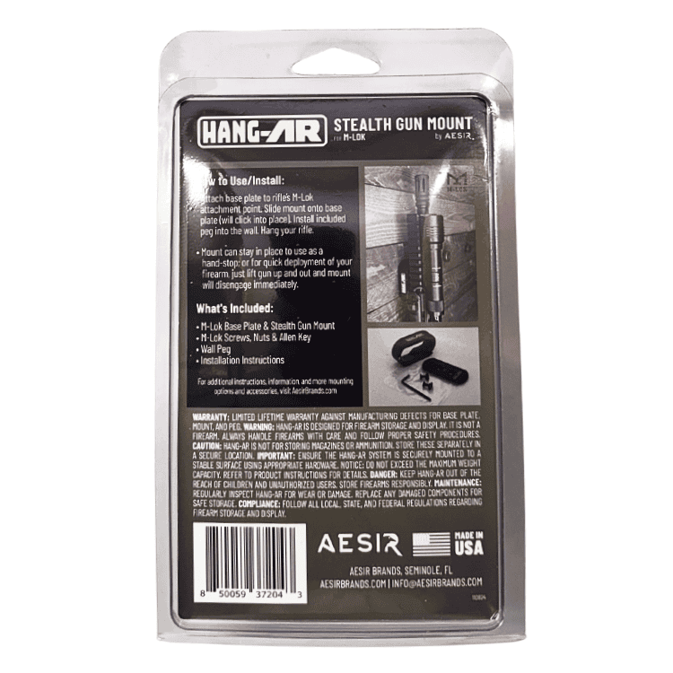 mlok compatible rifle storage back